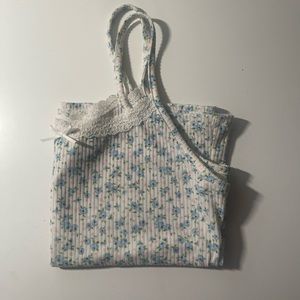 Brandy Mellieve lace pajama top